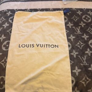 Louis Vuitton Cream Dust Bag